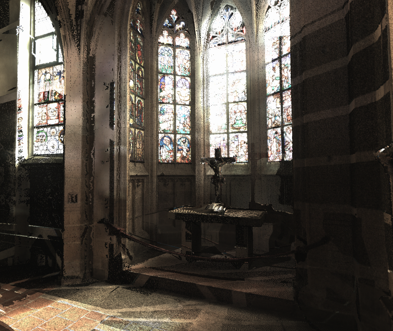 View of altar of Ulmer Münster