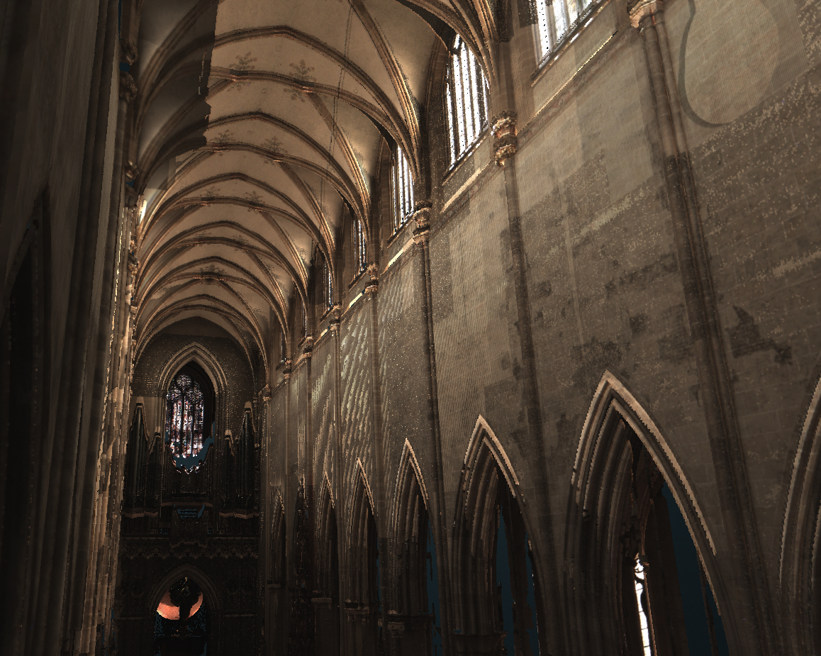 View of groined vault